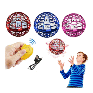 Flying Ball Toy for Kids – Hand Controlled 360° Boomerang Spinner with LED Lights | USB Rechargeable Mini Hover Orb for Boys & Girls | Indoor & Outdoor Fun Toy