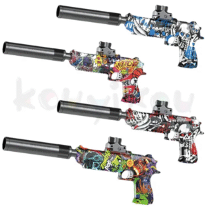 Electric M416 Small Balls Blaster Gun with 5000 Small Balls, Battery Gun with Automatic Fast Fire Rate for Adults - Big Size M416, Blue