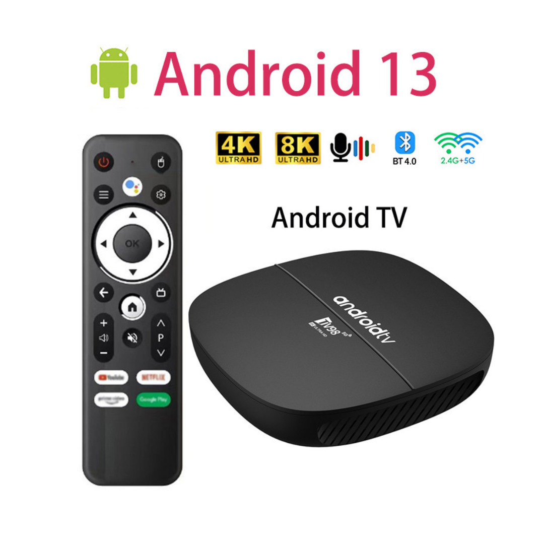 A4K Ultra HD Android Smart TV Box with Voice Remote - Image 2