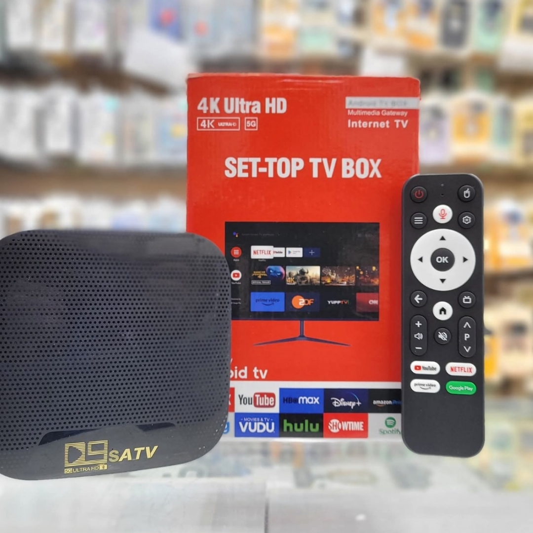 A4K Ultra HD Android Smart TV Box with Voice Remote - Image 3