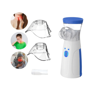 ESCUCHA Portable Mesh Nebulizer Handheld, One Touch Operation, No Noise, High Nebulization Rate, Personal Inhalers For Breathing Problems Lightweight, Travel Friendly For Adults & Kids