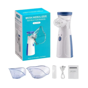 ESCUCHA Portable Mesh Nebulizer Handheld, One Touch Operation, No Noise, High Nebulization Rate, Personal Inhalers For Breathing Problems Lightweight, Travel Friendly For Adults & Kids