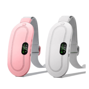 MLIKT Portable Cordless Heating Pad for Menstrual Cramps Relief, 3-Speed Temperature Adjustment and 4-Speed Massage Modes, Back and Belly Heating Pad for Women