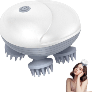Electric Scalp Massager, Portable Rechargeable Head Massager with 96 Massage Nodes.