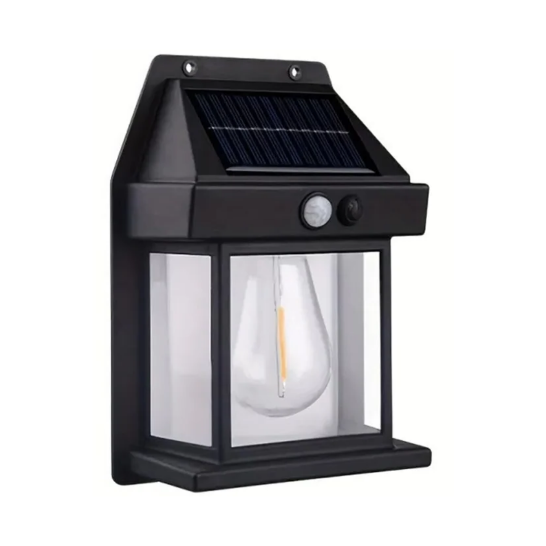 Solar Lights Outdoor Dusk to Dawn Solar Wall Motion Sensor 3 Lighting Modes Waterproof Solar Security Lantern Light Fixtures for Garden Yard Patio Fence Decorative (BLACK) - Image 3