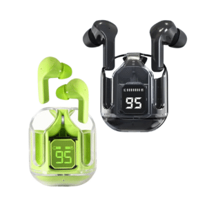 Ultrapods Max V5.1 Bluetooth Earbud with Charging Case and LED Digital Display, in-Built Microphone