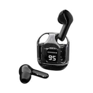 Ultrapods Max V5.1 Bluetooth Earbud with Charging Case and LED Digital Display, in-Built Microphone