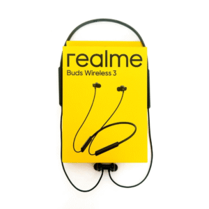 realme Buds Wireless 3 Bluetooth in-Ear Earphones with 30dB ANC, 13.6mm Dynamic Bass Driver, 40H Playback, Dual Device Pairing, 45ms Low Latency, IP55 Water Resistant