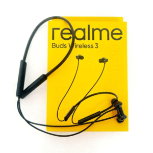 realme Buds Wireless 3 Bluetooth in-Ear Earphones with 30dB ANC, 13.6mm Dynamic Bass Driver, 40H Playback, Dual Device Pairing, 45ms Low Latency, IP55 Water Resistant