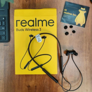 realme Buds Wireless 3 Bluetooth in-Ear Earphones with 30dB ANC, 13.6mm Dynamic Bass Driver, 40H Playback, Dual Device Pairing, 45ms Low Latency, IP55 Water Resistant
