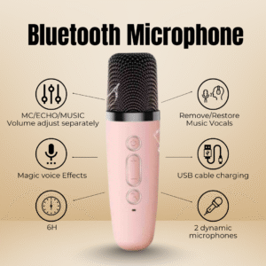 K12 Bluetooth Speaker with Wireless Microphone | 12-Inch Portable PA System | Powerful Bass, LED Display, Remote Control | Ideal for Events, Parties, Presentations, Karaoke, and Outdoor Functions