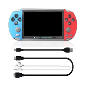 X7 Plus Retro Game Console, 4.3-Inch Handheld Gaming Device with 8GB Storage, 20,000+ Classic Games, Portable Game Player with Music/Video Support – Ideal for Kids & Adults