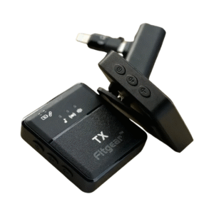 Fitgear 2-in-1 Wireless Microphone System, Portable Handheld & Lavalier Mic with Receiver, Noise Reduction, Long Range & Rechargeable Battery – Ideal for Singing, Public Speaking, Presentations & Recording