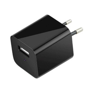 HD Plus Hidden Camera – 1080P USB Wall Charger Spy Cam for Security Surveillance & Nanny Monitoring (Black)