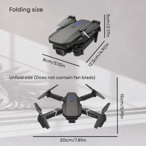 E88 Drone with Camera 4k HD wide angle drone real time transmission beginner drones, 360° Flip Headless Mode Remote Control Toy Drone