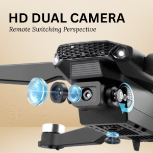 E88 Drone with Camera 4k HD wide angle drone real time transmission beginner drones, 360° Flip Headless Mode Remote Control Toy Drone