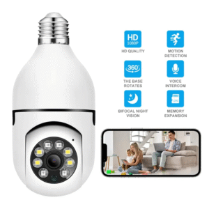 V380 WiFi 1080P Night Vision Wireless 360 Degree CCTV Security Light 360 Panoramic Bulb Camera