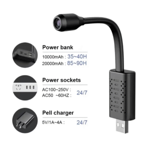 V380 FlexiWireless Surveillance Camera HD USB Portable Home Small Portable Camera