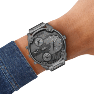 Diesel Mr. Daddy Slim Grey Quartz Stainless Steel Men’s Watch – DZ7487