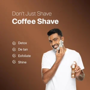 Coffee Shaving Foam, 264g  Exfoliate & De-Tan Like a Pro