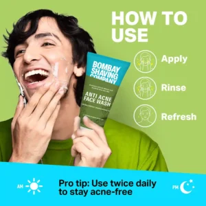 Anti Acne Face Wash, 150g (Pack of 2) Fights Pimples & Controls Excess Oil