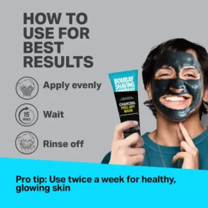 Charcoal Peel Off Mask, 100g (Pack of 2) Detox & Brighten