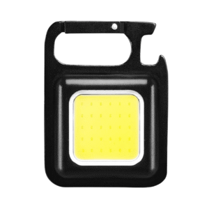 Mini COB Keychain Flashlight, Small Rechargeable Pocket LED Flashlight, 500 Lumens Lightweight Portable Magnetic Flashlight