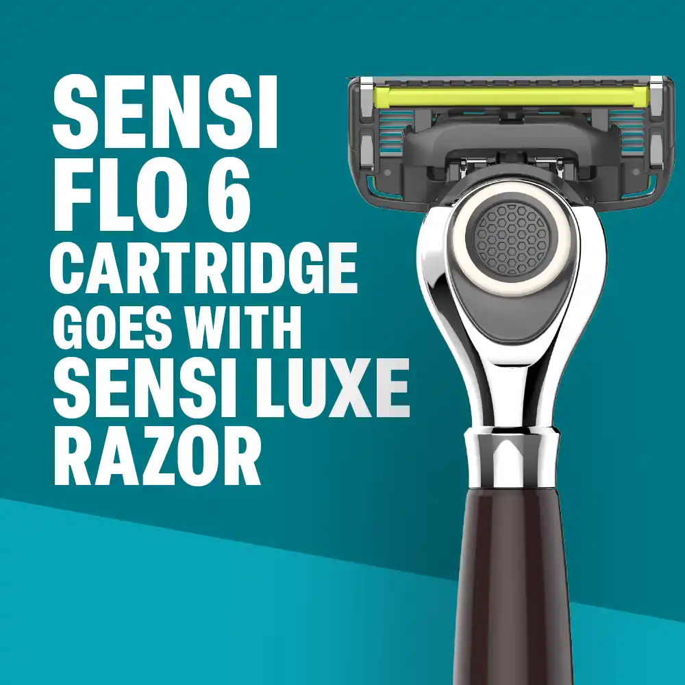 Sensi Flo6 / Luxe Cartridge (Pack of 2 Blades) - Image 7