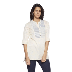 Pistaa's Women's 100% Cotton Straight Kurti