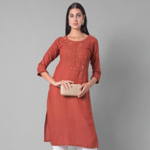 Dollar Women's Cotton Blend Solid Regular Dress Shirt