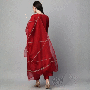 Tavasya Women’s Silk Blend Kurta Set | Salwar Suit