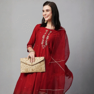 Tavasya Women’s Silk Blend Kurta Set | Salwar Suit