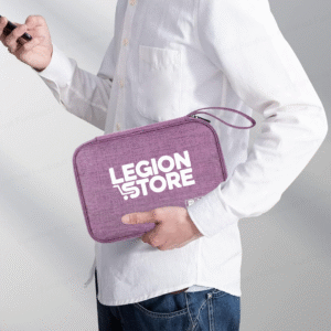 Electronic Accessories Organizer Bag – Travel Gadget Storage Case (Purple)  Waterproof | Single-Layer Universal Cable Organizer