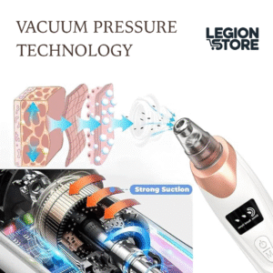 5-in-1 Electric Blackhead Remover & Pore Cleaner Machine  USB Rechargeable Deep Face Cleaning Device