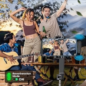 S12 Wireless Microphone for YouTube & Content Creation  Type-C Single Channel | LED Indicator | Adjustable Noise Reduction