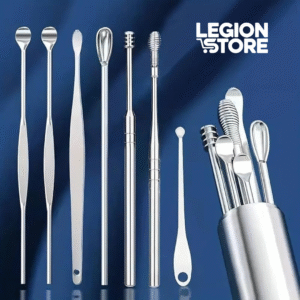 Reusable Ear Wax Cleaner Tool Set (6-Piece) with Storage Box