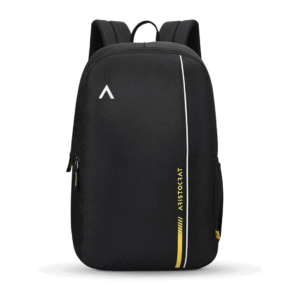 Nova 15L Laptop Backpack – Travel & College Bag (Dark Black)  Multi-Compartment | Padded Straps | Bottle Pocket