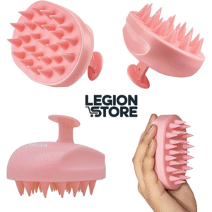 Solar-Powered Scalp Massager – Hair & Head Massage Tool (Marble Pink)