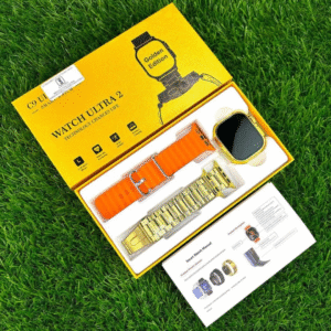 C9 Ultra-2 Gold Smartwatch (Gold Chain Strap Included)