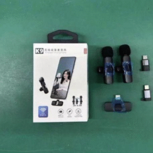 K9 Wireless Microphone for Recording – Mini Mic for All Smartphones