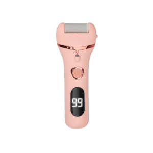 Callus Remover with 3 Interchangeable Head Rollers – Electronic Foot Scrubber (Pink)