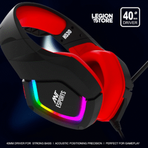 Ant Esports H530 Multi-Platform Pro RGB Gaming Headset – Black & Red