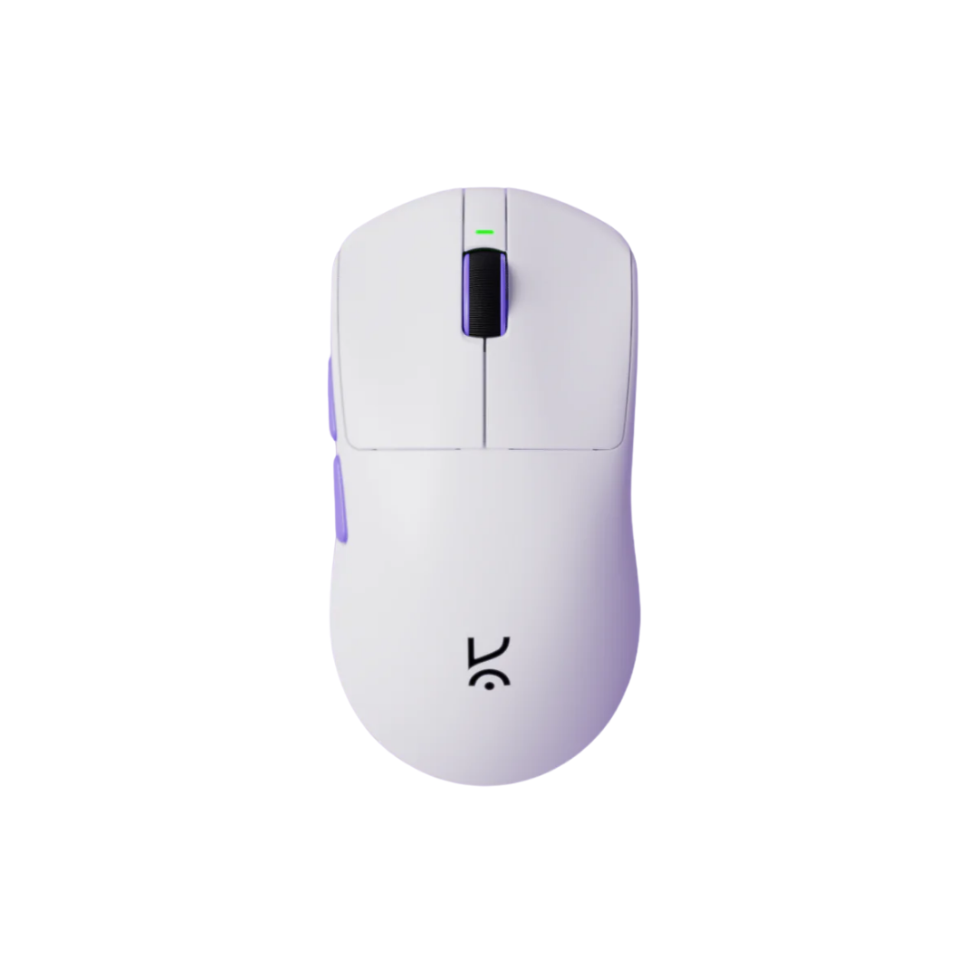 Kreo Ikaruss Wireless Gaming Mouse Ultralight Gaming Mouse | Tri-Mode Connectivity | High DPI Sensor | Long Battery Life (White)